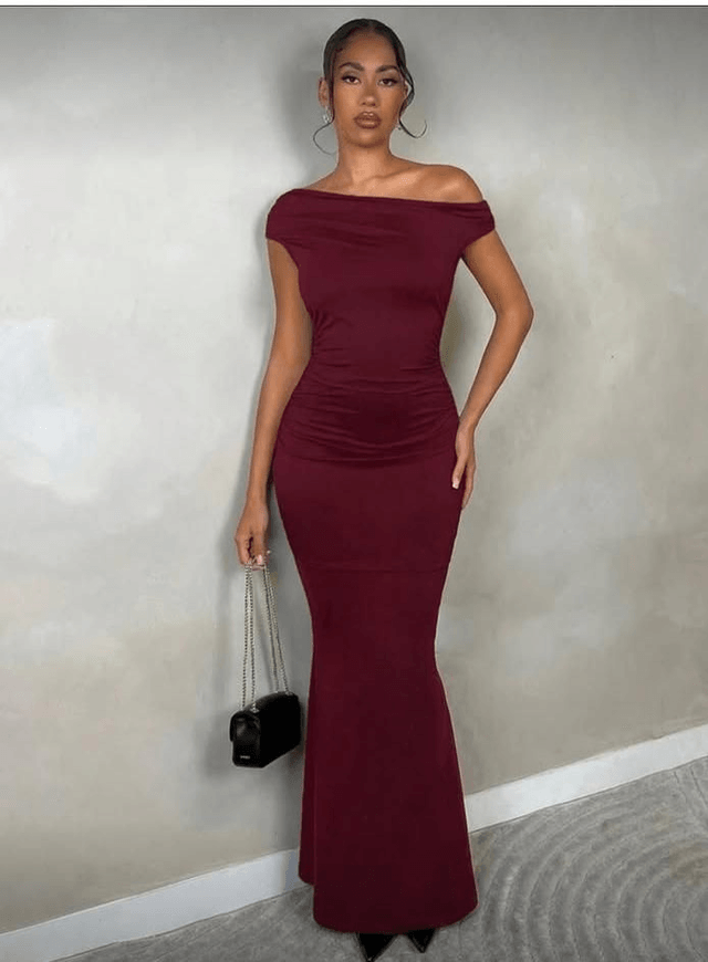 Robe droite longue 