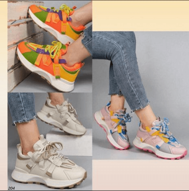 baskets femme  multicolore super fashion