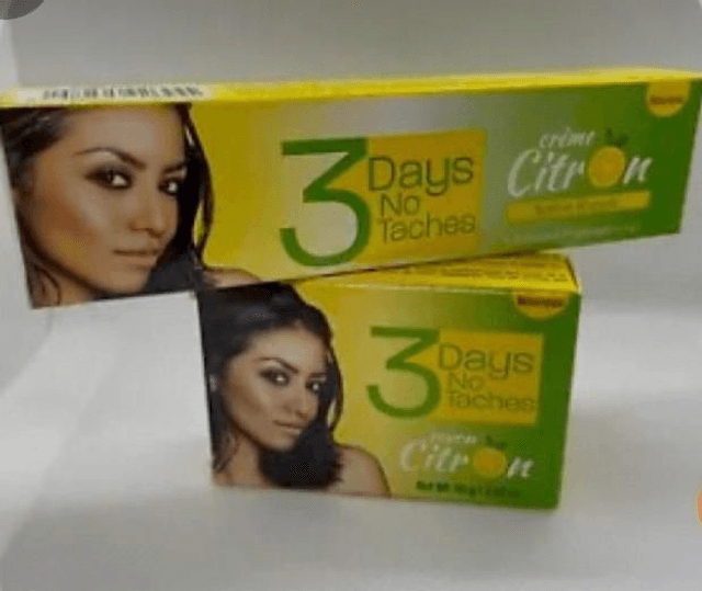 3 days no taches creme Citron contre les taches pour la peau noire