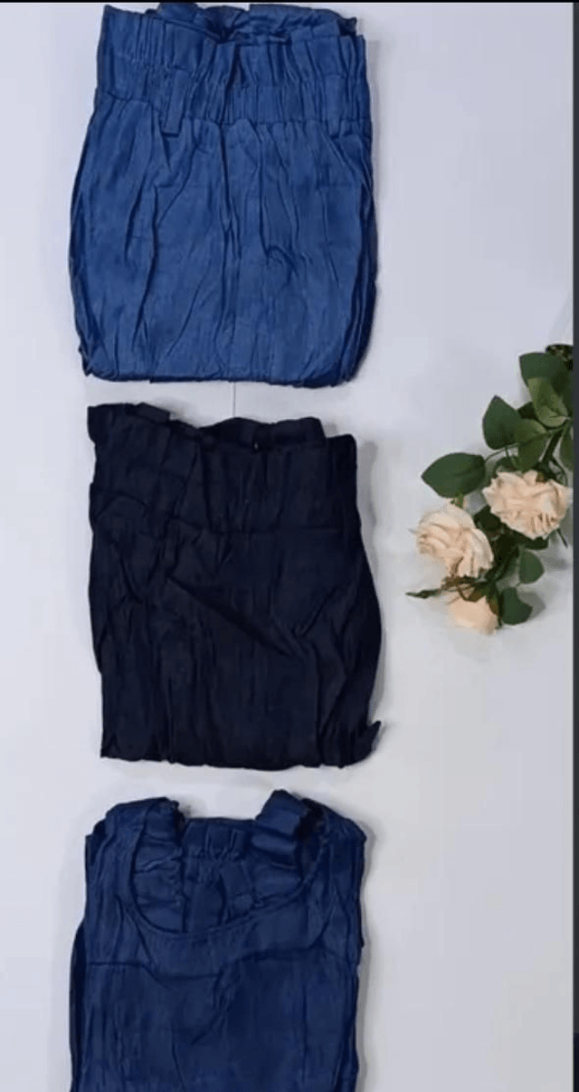 Ensemble jeans pour femme grande taille 