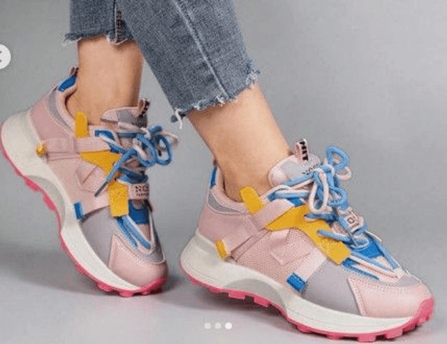 baskets femme  multicolore super fashion