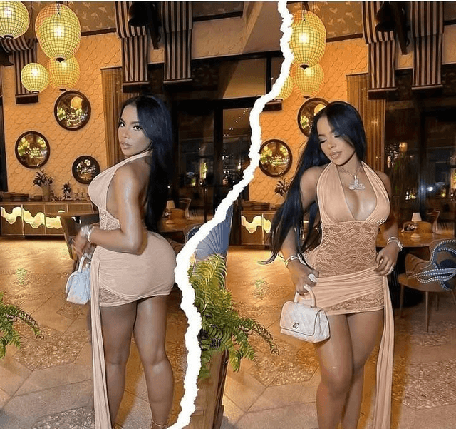 Un style dentelle pour cette robe drapée 