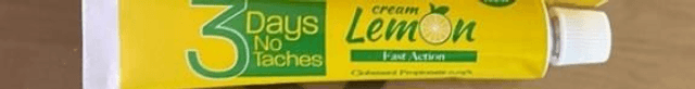 3 days no taches creme Citron contre les taches pour la peau noire
