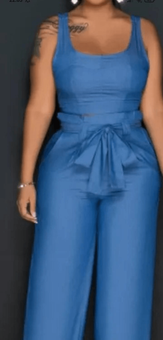 Ensemble jeans pour femme grande taille 